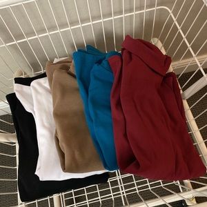 Urban Coco Set of 5 Turtlenecks